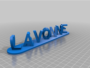 lavonne loves edward 3d print model - Mito3D