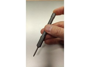 hex bit driver 6mm holder screwdriver 3d print model - Mito3D