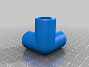 2-way elbow 16 mm customized 3d print model - Mito3D