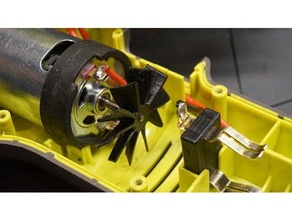 ryobi p737 neumático bomba reemplazo ventilador bricolaje diy 3d print model - Mito3D