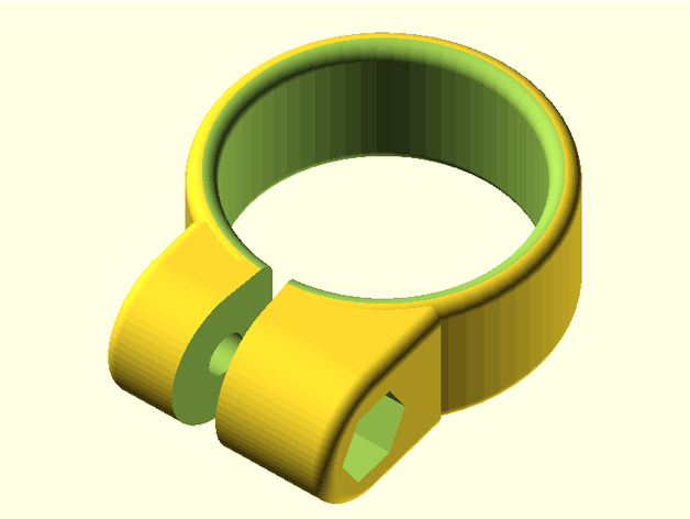 tubo flessibile morsetto 3D print model - Mito3D