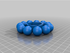 customized ball bearing generator 3d print model - Mito3D