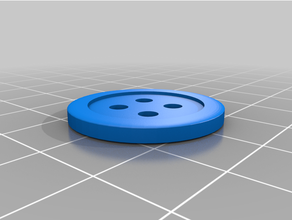 botão 1in diâmetro 3d print model - Mito3D