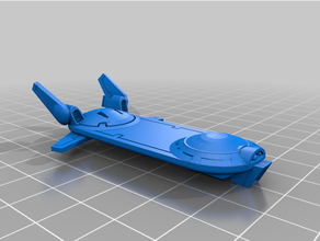espace communiste hoverboard drone poisson marteau guerre warhammer40k 40k 3d print model - Mito3D