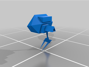 secondary lifter descent mech robot video game 3d print model - Mito3D
