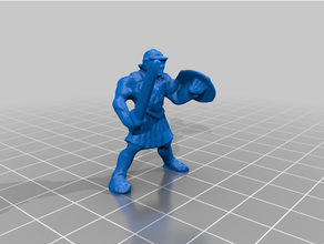 Spartacus heroscape 3d print model - Mito3D