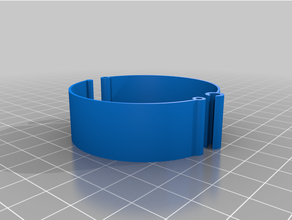 customized clasp simpler watchband 3d print model - Mito3D