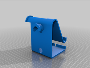 mstand inspired phone stand headphone holder headset mobile openscad 3d print model - Mito3D