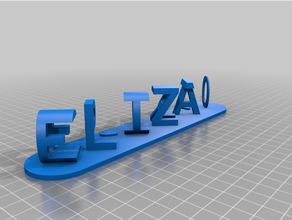 eliza customized 3d print model - Mito3D