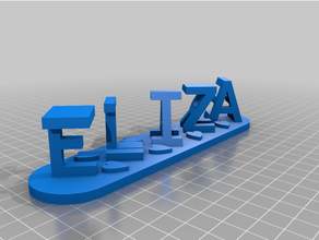 eliza 2 customized 3d print model - Mito3D