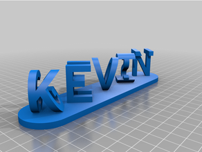 kev customized 3d print model - Mito3D
