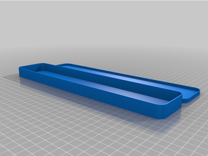 longue boîte personnalisé 3d print model - Mito3D
