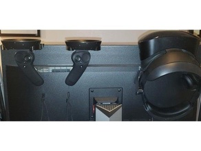 samsung odyssey controllers monitor mount acer predator xb321hk headset hanger holder vr 3d print model - Mito3D