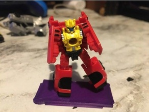transformers seiger earthrise micromasters stand ver 1 3d print model - Mito3D
