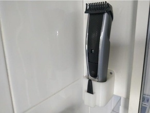 philips barba trimmer parete montare 3d print model - Mito3D