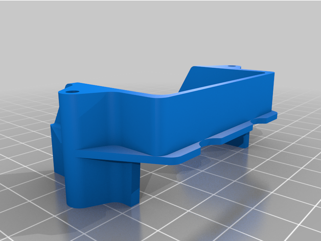tamiya super astute rear battery box deck mount 110 buggy vintage 3D print model - Mito3D