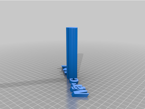 personalizado iamburny texto marcosmolato llavero 3d print model - Mito3D