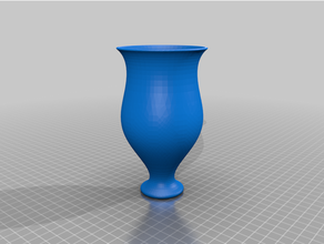 snello pianura vaso tazza arredamento fiore bicchiere Casa domestico parete 3d print model - Mito3D