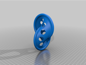 perforated anti oloid 3d print model - Mito3D