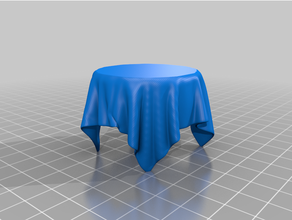 tablecloth 3d print model - Mito3D