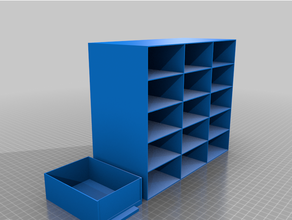 customized storagestuff drqawer tall box drawers 3d print model - Mito3D