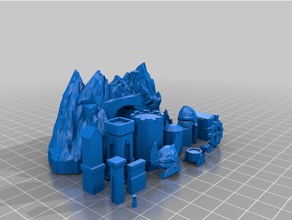 Zwerg Gebäude aos wtw Terrain 3d print model - Mito3D
