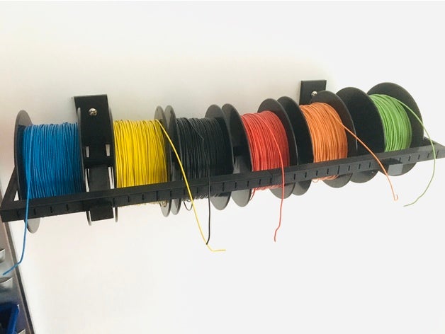 cabo bobina suporte gestão eletrônicos esp8266 carretel 3D print model - Mito3D