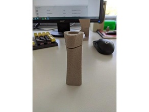 osso forma pillola contenitore coperchio portapillole 3d print model - Mito3D