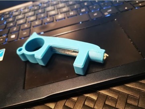 alcohol tipped touch tool coronavirus defend covid-19 covid19 hackthepandemic pandemic 3d print model - Mito3D