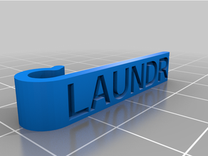 personalizzato cavo taglaundry 3d print model - Mito3D