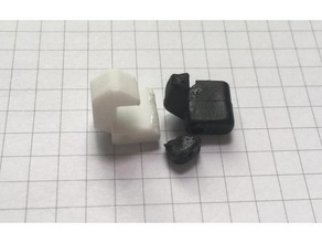 samsonite focus attache case bag gravity latch lock replacement 3d print model - Mito3D