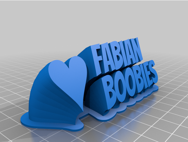 customizefabian4d varrendo 2 line prato texto personalizado 3D print model - Mito3D