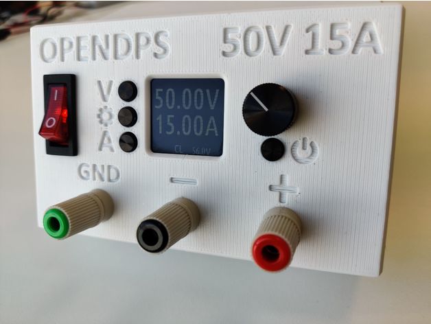 dps 5015 caso bainha Banco fornecem faça eletrônicos dps5015 dps5020 laboratório equipamento cobrir 3D print model - Mito3D