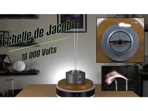 elektrisch Bogen Generator Jacob's Leiter 18 kv 3d print model - Mito3D