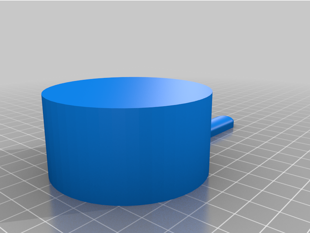 customized measuring cup 1 4 3D print model - Mito3D