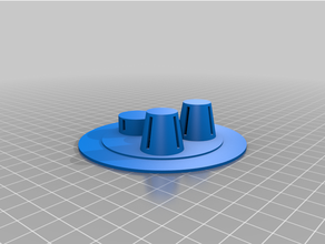 coruja cubo triplo plantar Panela rega 3d print model - Mito3D