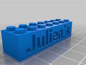 Julien personnalisé 3d print model - Mito3D