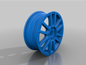 2 ligero aleación rueda 3d print model - Mito3D