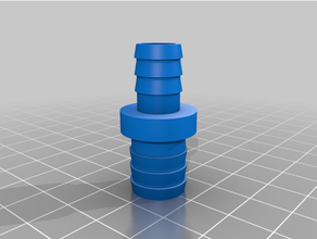 customized hose connector - 15mm 10mm 3d print model - Mito3D