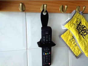 porta mando tv i-joy remote control ijoy joy holder telecomando television 3d print model - Mito3D