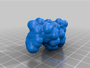 b-dna dodecamer surface 3d print model - Mito3D