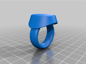 sencillo anillo 3d print model - Mito3D