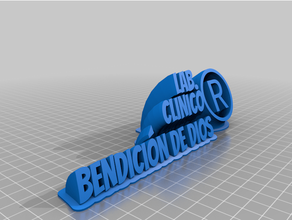 cuslabtomized sweeping 2-line plate text customized 3d print model - Mito3D