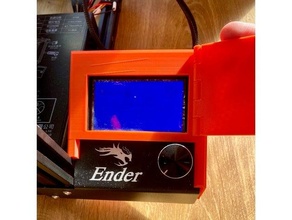 Ender 5 Steuerung Panel Bildschirm Gehege Startseite Mantel 3d print model - Mito3D