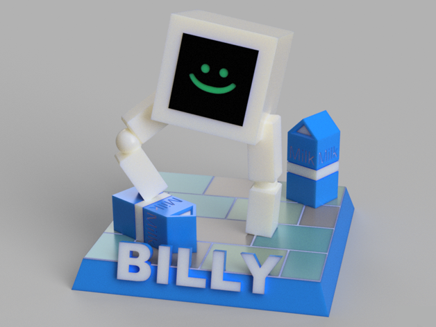 karlson's billy miniature danidev karlson mini 3D print model - Mito3D