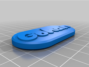 gohan2stomized cane etichetta personalizzato 3d print model - Mito3D