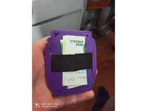 crédito cartão carteira 3d impresso negócio cartas caso bainha minimalista dinheiro caixa grampo suporte fino 3d print model - Mito3D