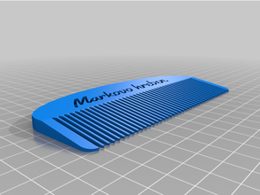 customized comb 3d print model - Mito3D
