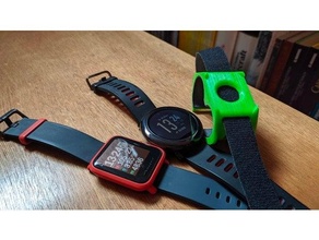 universal smartwatch holder amazfitbip amazfit pace 3d print model - Mito3D