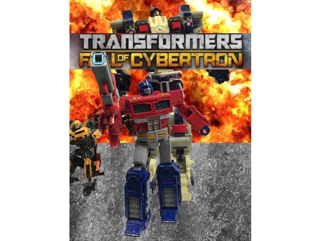 pathblaster transformers fall cybertron hasbro optimus prime toy video game 3D print model - Mito3D